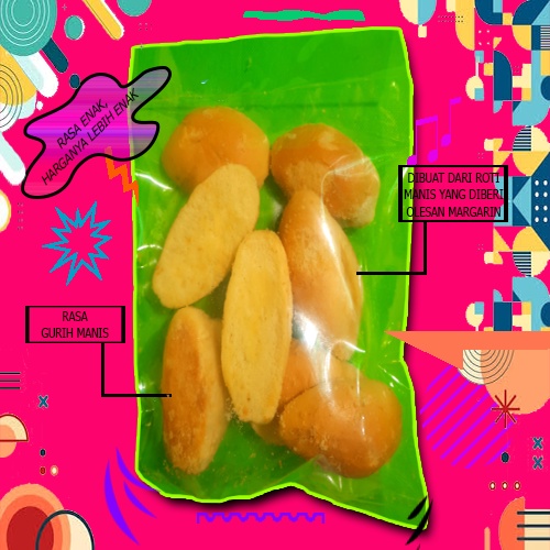 

roti kering bagelan / kue kering bagelan / cemilan murah / makanan ringan / snack kekinian