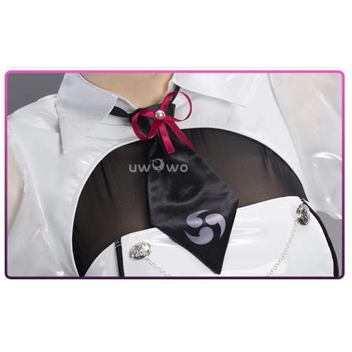 PRE-SALE UWOWO Genshin Impact Fanart: Raiden Shogun Ei Officer Uniform Baal Police Cosplay Costumes