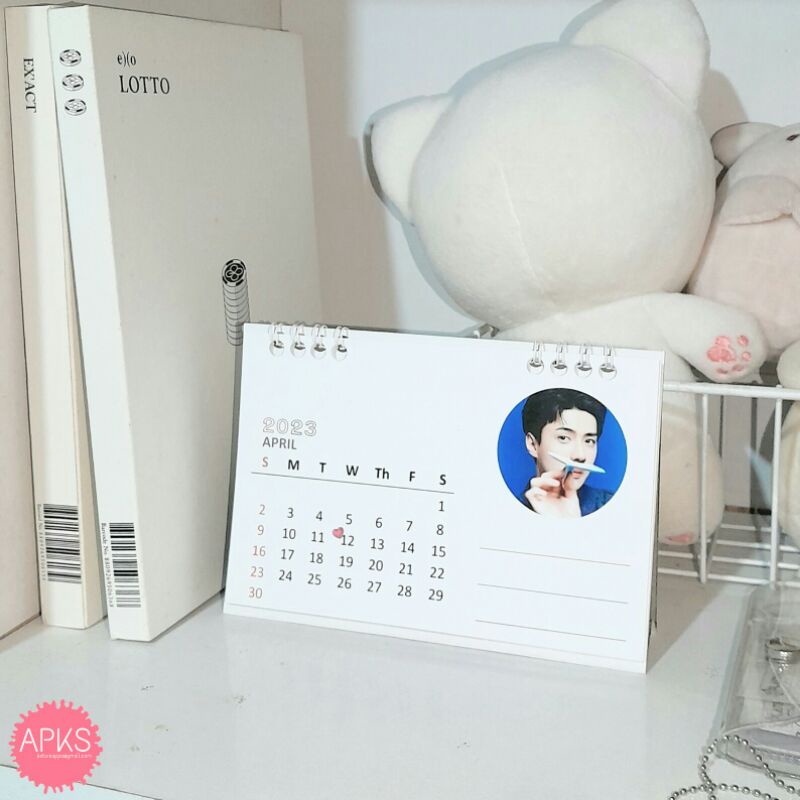 

2023 Exo Desk Calendar Kalender Meja Postcard Decowall Seasons Greetings Baekhyun Sehun Kai