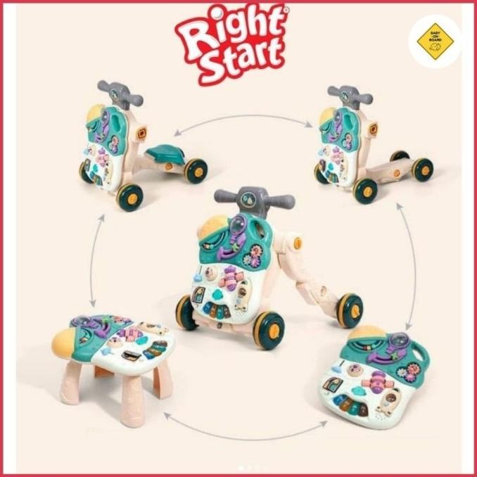 Right Star 5 IN 1 musical activity baby walker