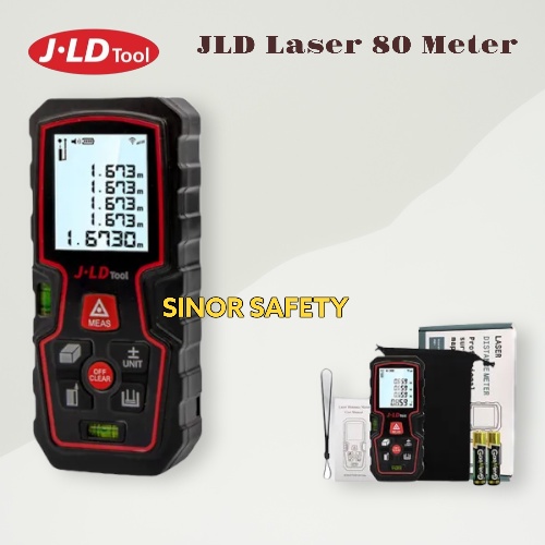 JLD Laser Distance Meteran Alat Ukur Jarak Digital 50 Mtr dan 80 Mtr