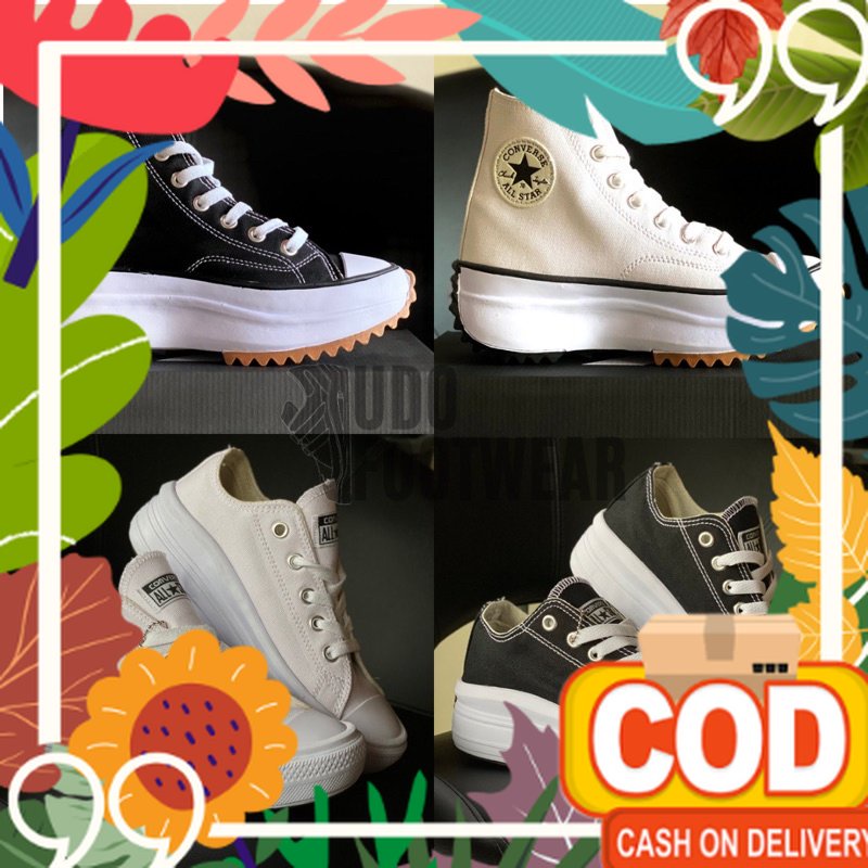 Sekolah Kuliah Kerja santai polos / Converse Chuck Taylor All Star Move Canvas Platform Converse Pla