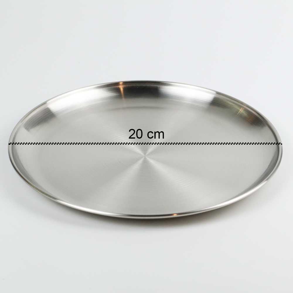 Piring Makan Model European Style Stainless Steel - SNTP0016