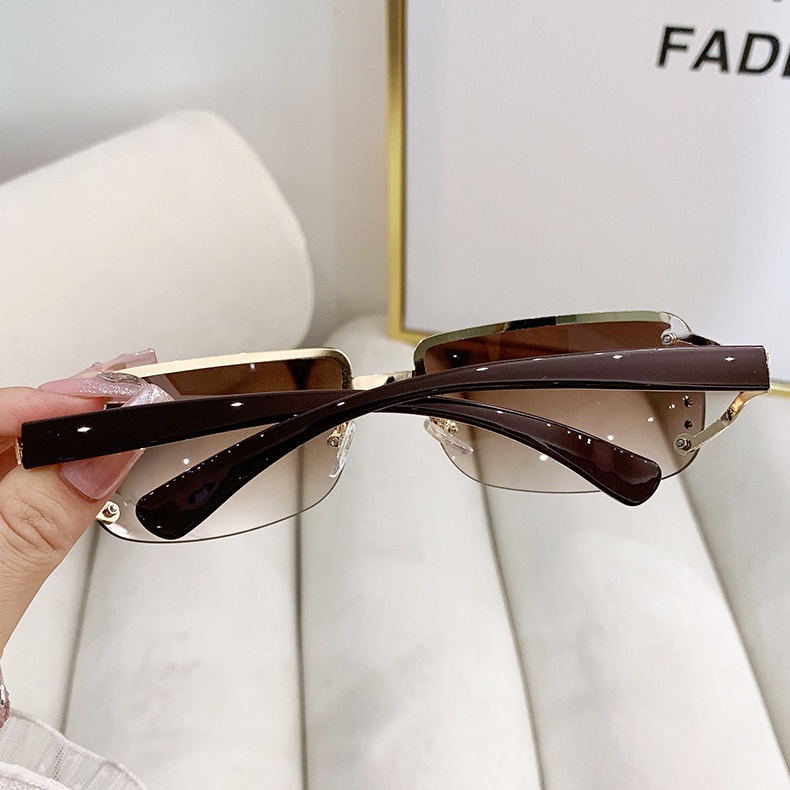 Kacamata Hitam Fashion Square Shades Untuk Wanita/Pria Eyewear