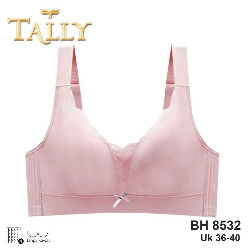 TALLY BRA BH 8532 I CUP B | BUSA TIPIS I TANPA KAWAT I SEMI SEAMLESS I SIZE 36 - 40