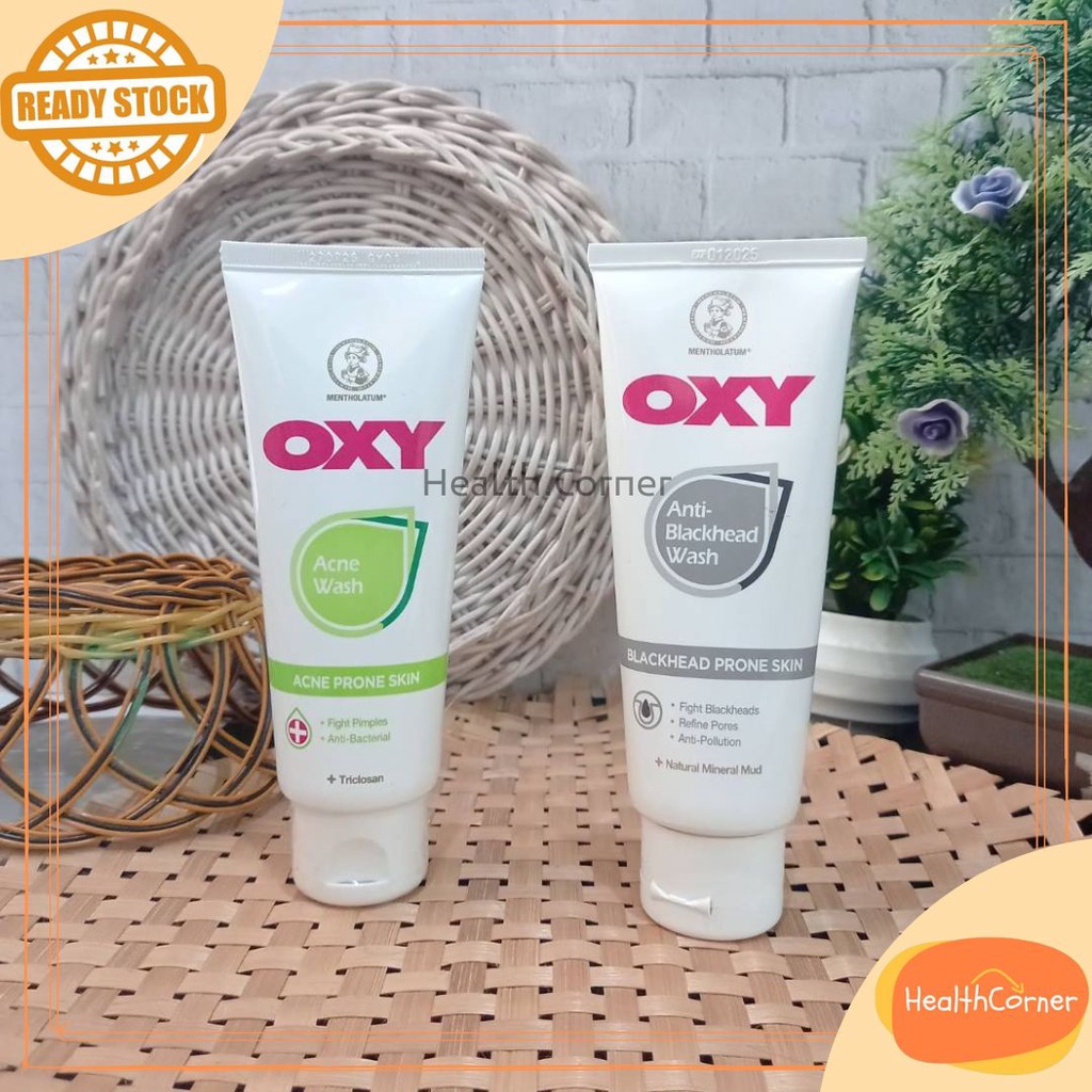 Mentholatum OXY Facial Wash (Anti Blackhead - Acne) Gentley Deep Face Ultimate Cleanser Sabun Cuci Muka