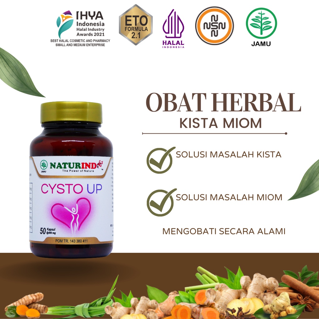 Obat Kista dan Miom Herbal Obat Kista Bartholin Kista Coklat Obat Kista Endometriosis Ampuh CYSTO UP