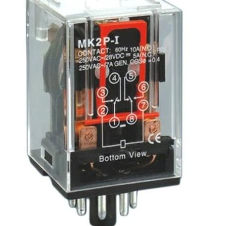 ✓ RELAY AC 220V 8 KAKI BULAT / 8 PIN