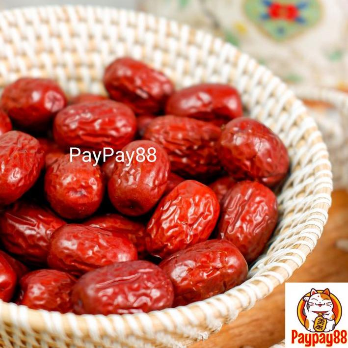 

Sale[KP8]-ANGCO GRADE SUPER / ANG CO / HONG ZAO / KURMA MERAH / DRIED DATES 500 gram