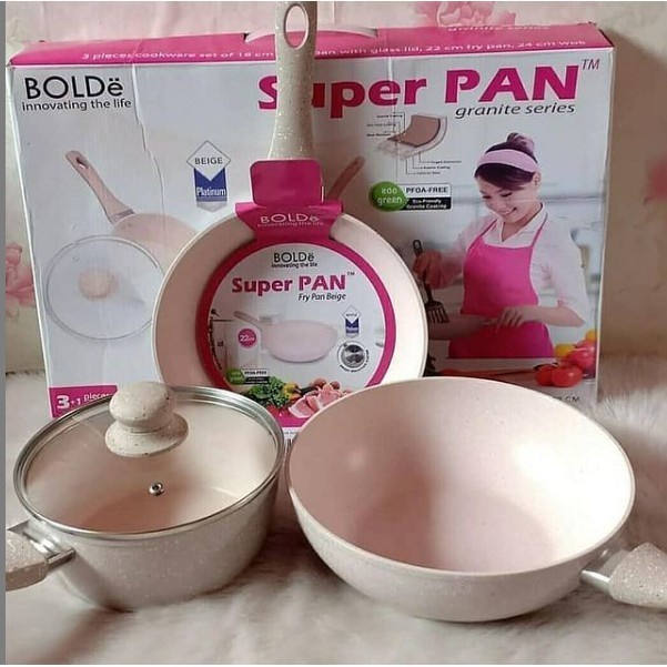 ,,,,,,,] Bolde Panci Super Pan set Beige