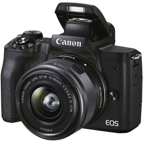 Canon EOS M50 Mark II Kit 15-45mm Mirrorless Camera - GARANSI RESMI