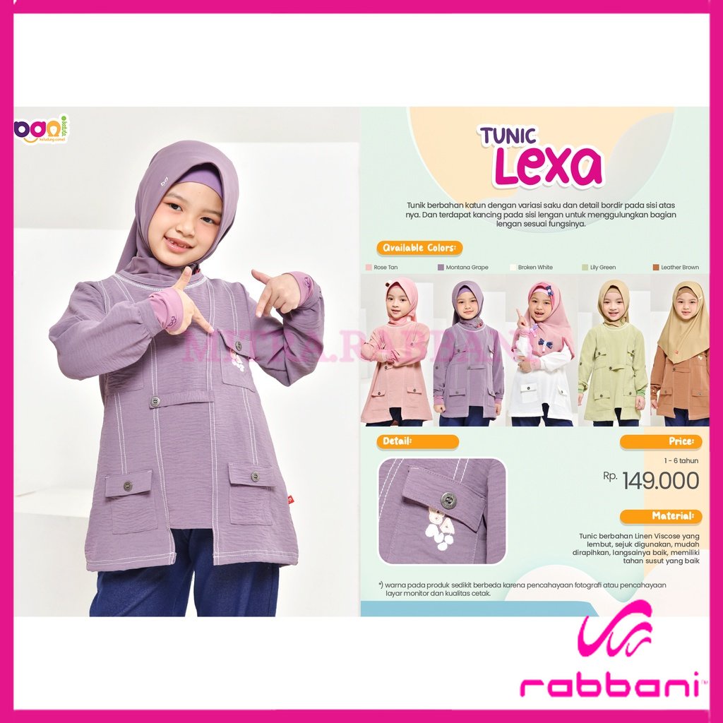DISKON RABBANI - Tunic Lexa Mitra Rabbani