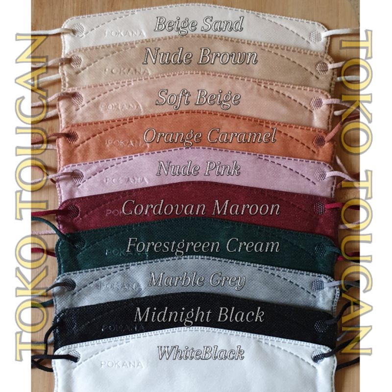 MASKER POKANA KF94 SOPHISTICATED COLOR (1 SACHET ISI 2)