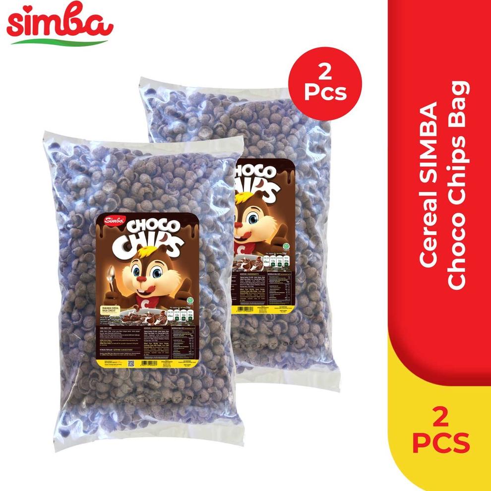 

[Miliki Segera] Choco Chips Cereal SIMBA 2 Choco Chips Bag 950 gr Lebih Hemat RPV
