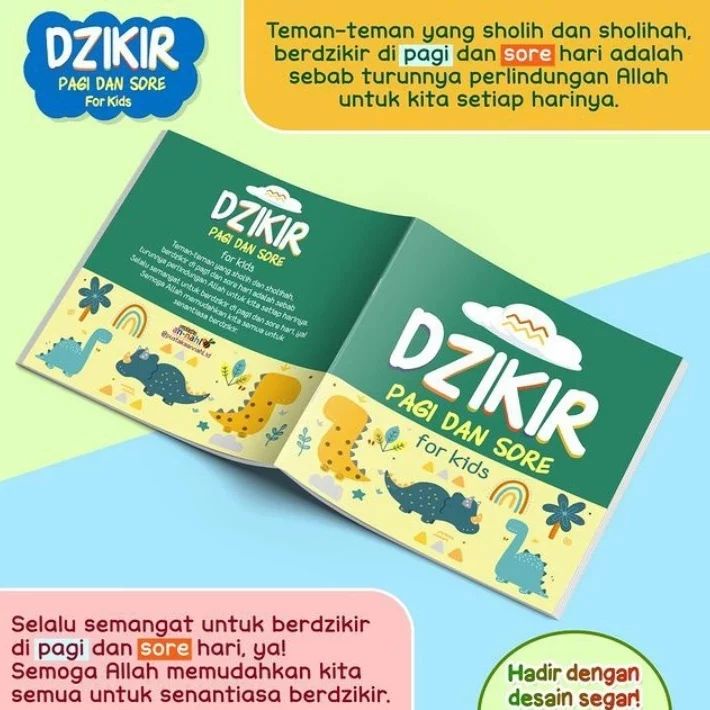BEST SELLER BUKU DZIKIR PAGI SORE FOR KIDS AN NAHL