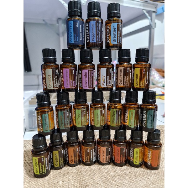 15ML DoTerra  Lemongrass / LEMON / Wild Orange / Breathe Easy Air / Lavender / Peppermint / CLOVE /  Grapefruit / Eucalyptus / Cedarwood / Cypress / Balance / Terra Shield / Celery Seed / Rosemary / Tea tree / Purify / Zendocrine IMPORT ORIGINAL PURE