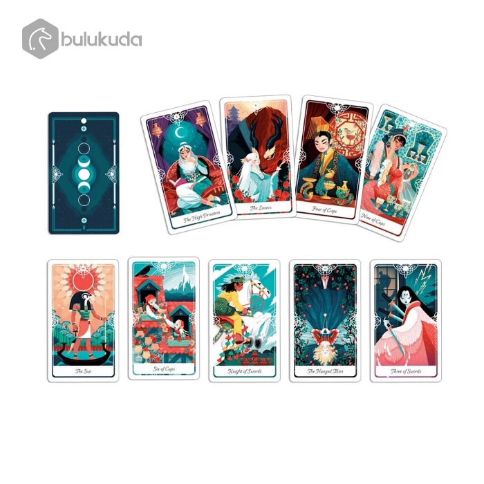 Tarot of The Divine 78 cards deck English instruksi PDF Guide
