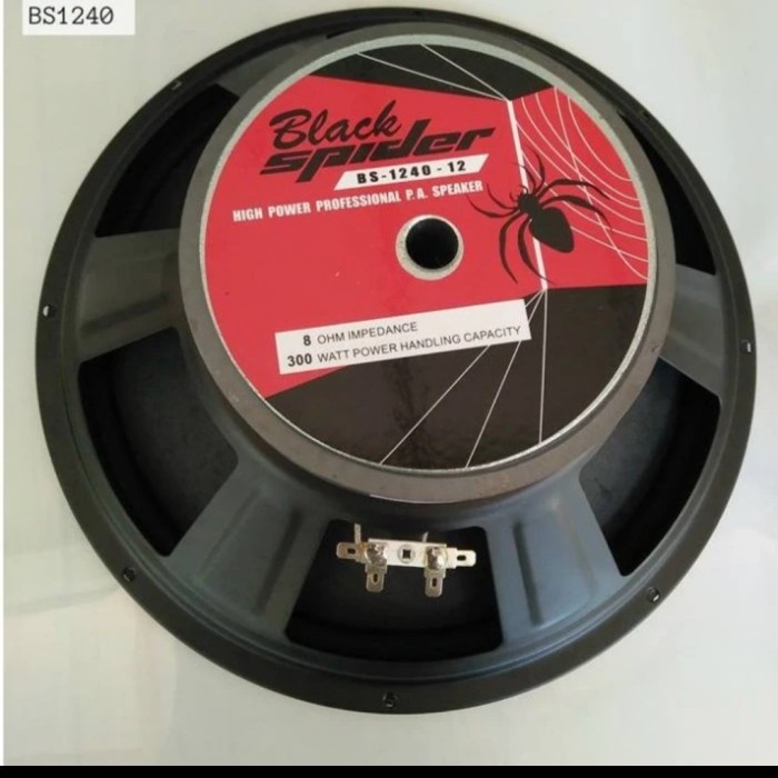 Speaker komponen blackspider 12 inch 1240 - 12 component black spider