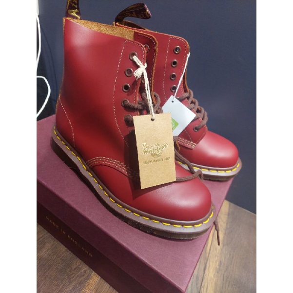 SALE SEPATU DOCMART DR MARTENS 1460 OXBLOOD RED MADE IN ENGLAND MIE NEW ORIGINAL