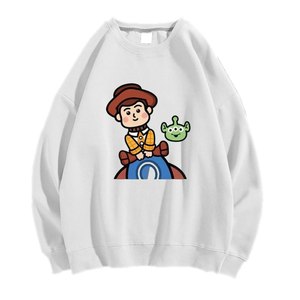 COBOY TOY STORY SWEATER SWITER CREWNECK PRIA WANITA OVERSIZE Size M-XXL ANAIRA