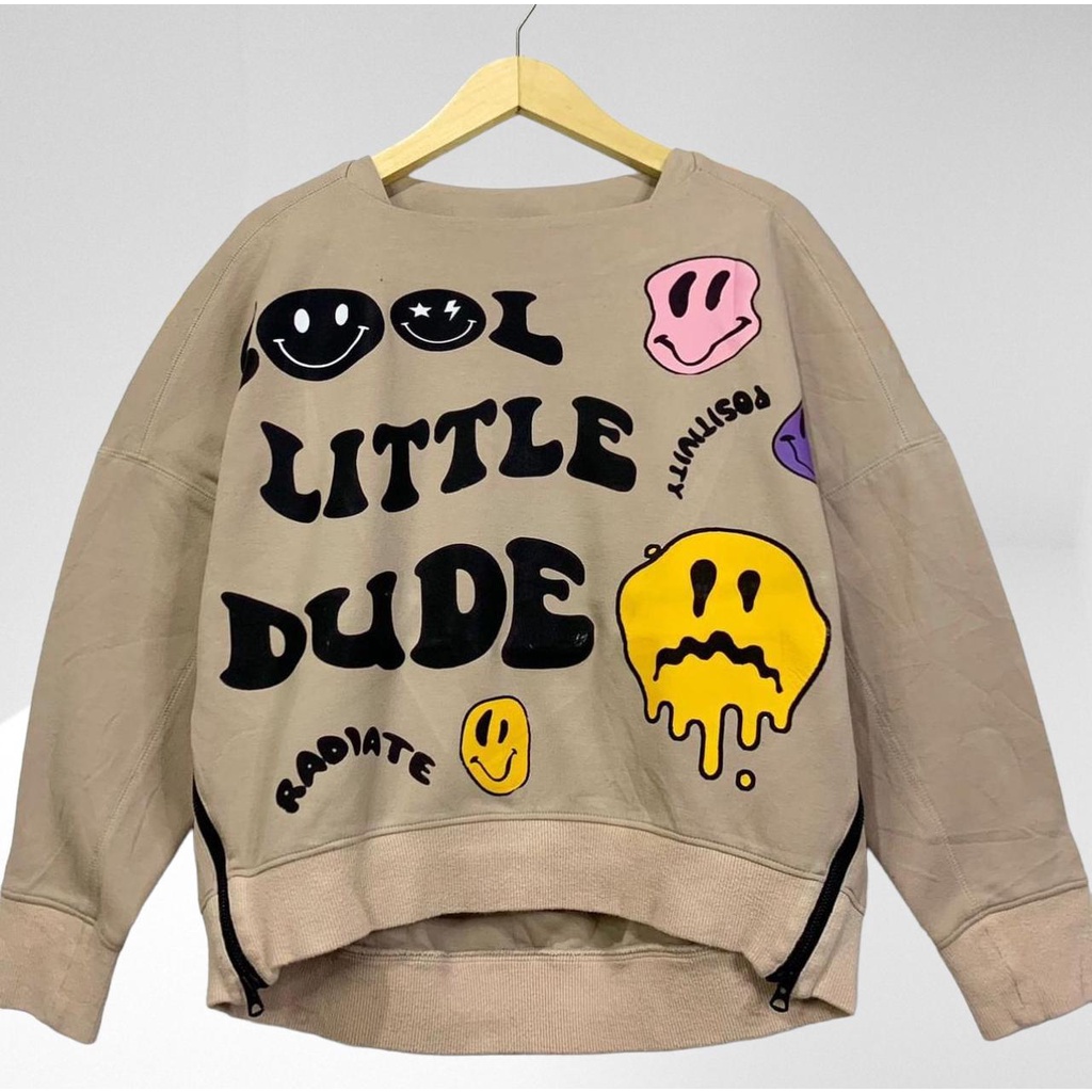 COOL SMILE LITTLE DUDE SWEATER (IC)