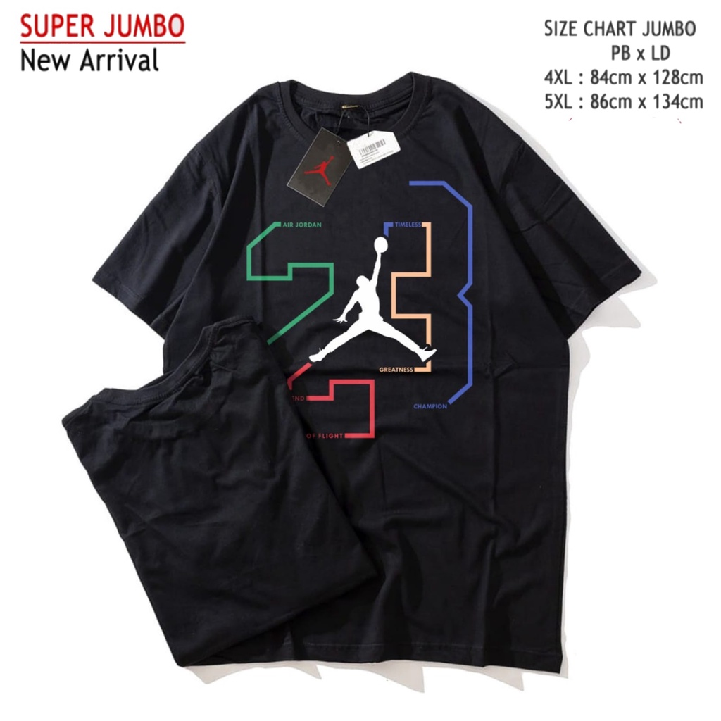 Kaos BIG SIZE XXL - XXXL - XXXXL Jumbo Ukuran Pria Besar 23