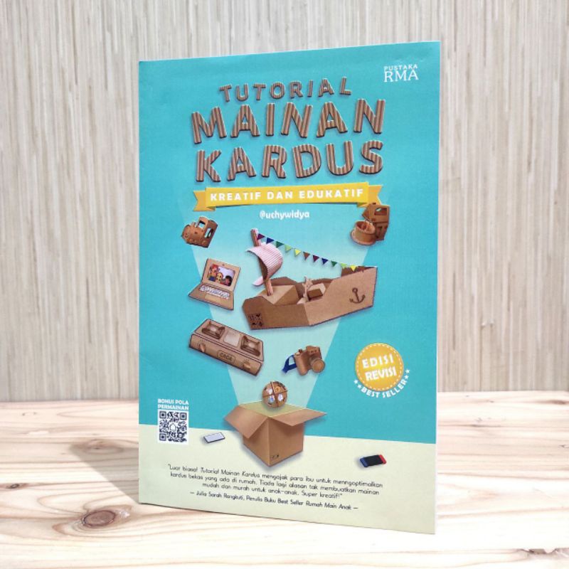Buku Tutorial Mainan Kardus Kreatif dan Edukatif