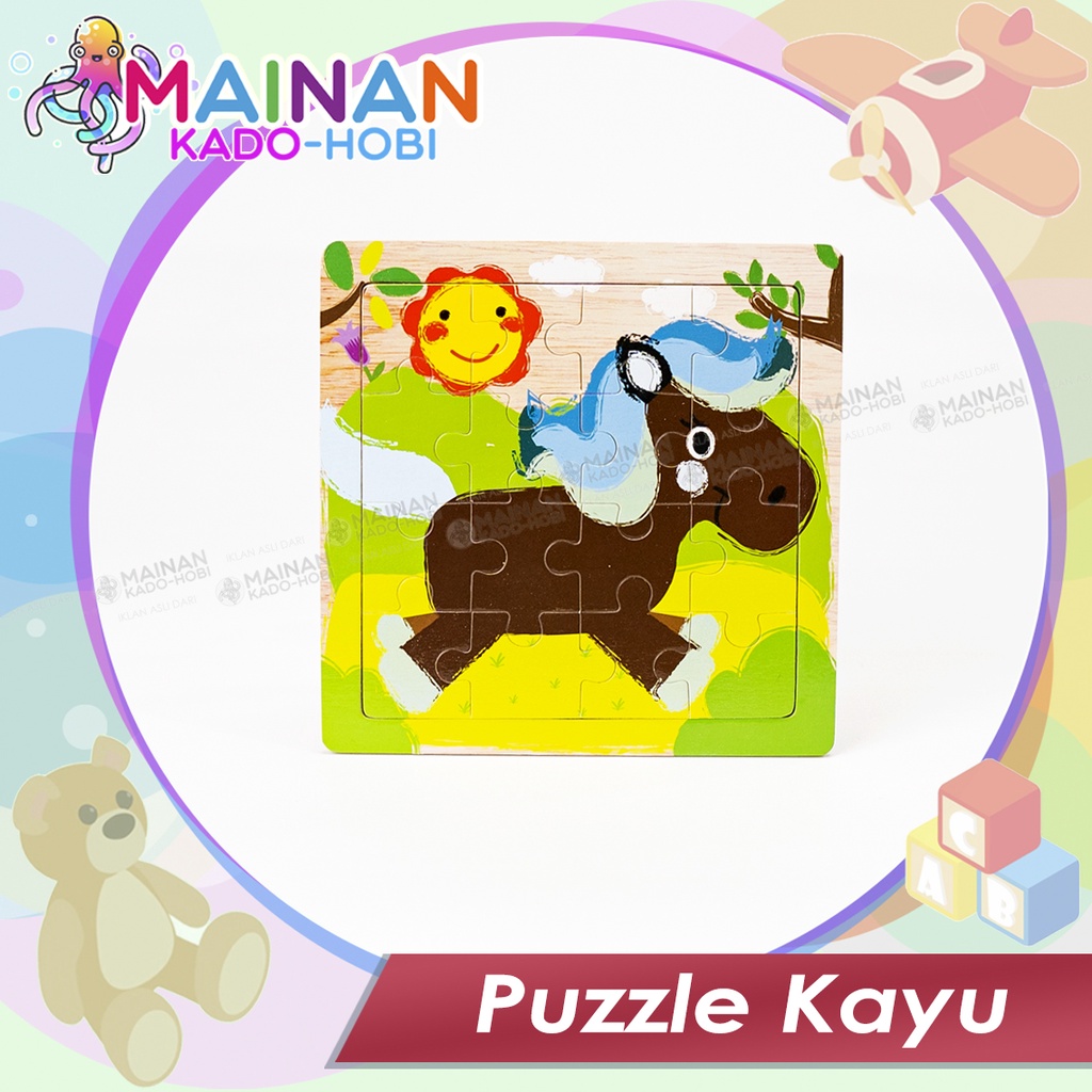 MAINAN VIRAL MATCHING PUZZLE MELATIH MONTESSORI SENSORIK MOTORIK