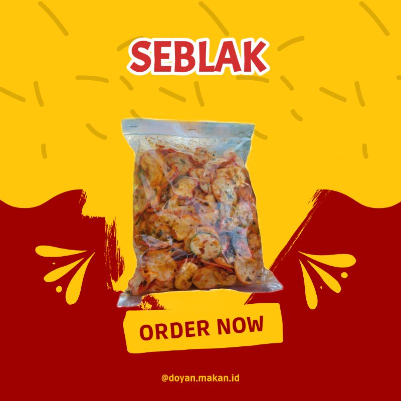 

Kerupuk seblak bantet kencur pedas daun jeruk 250gram
