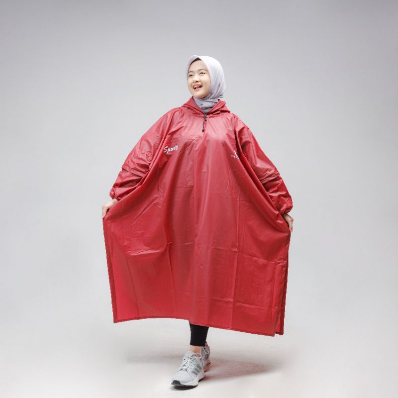 RAINCOAT, JAS HUJAN PONCO LENGAN/KELELAWAR TERBAIK PRIA DAN WANITA ANTI REMBES FULL PRESS