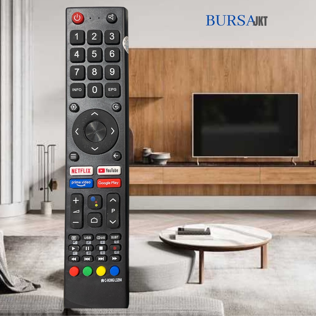 REMOTE CHANGHONG UNIVERSAL SMART TV L32H4 ANDROID YOUTUBE DLL