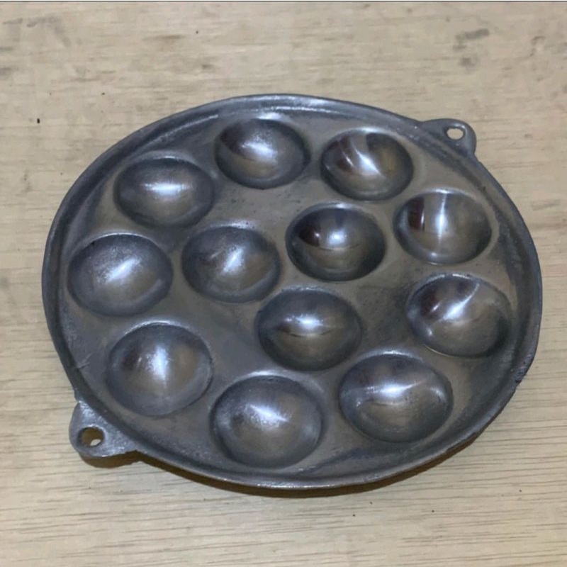 cetakan martabak telur puyuh lubang 12 baklor kue lumpur