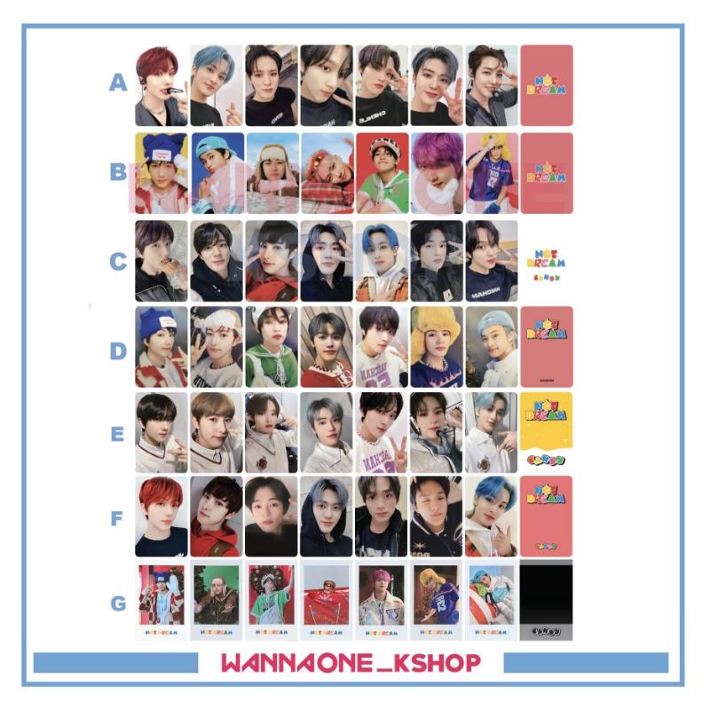 photocard ver.2 candy POB nct dream mumo benefit