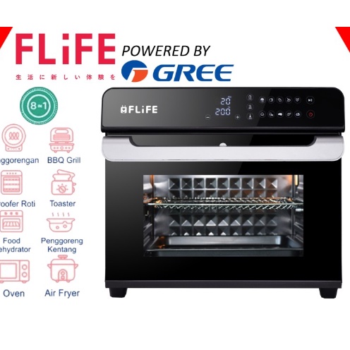 FLIFE BY GREE OVEN TOASTER 8 IN 1 OV-20HX01P / OV 20HX01P [20 LITER]