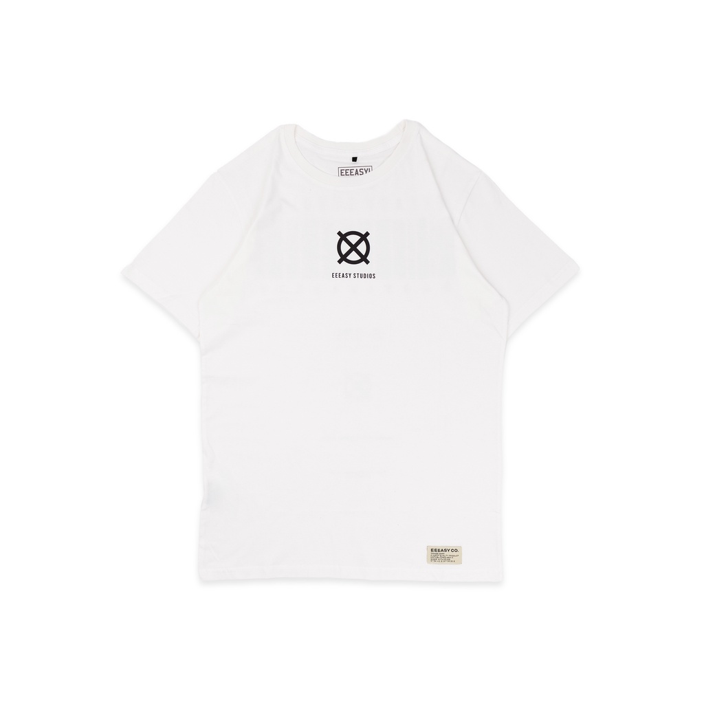 Eeeasy T-shirt  Barcode White