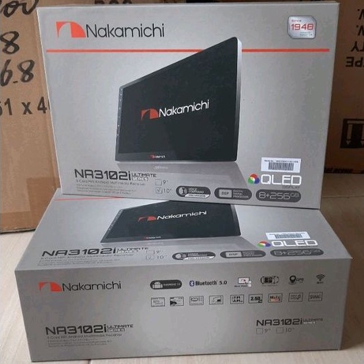 Head Unit Android 9&quot; / 10&quot; Nakamichi Ultimate Ram 8GB + ROM 256GB