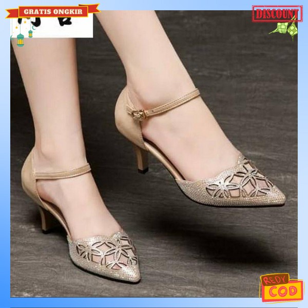 Hak Tinggi Cewe Kekinian Berkualitas Premium Haihills Kualitas Bagus Sepatu High Hils Korean Style S