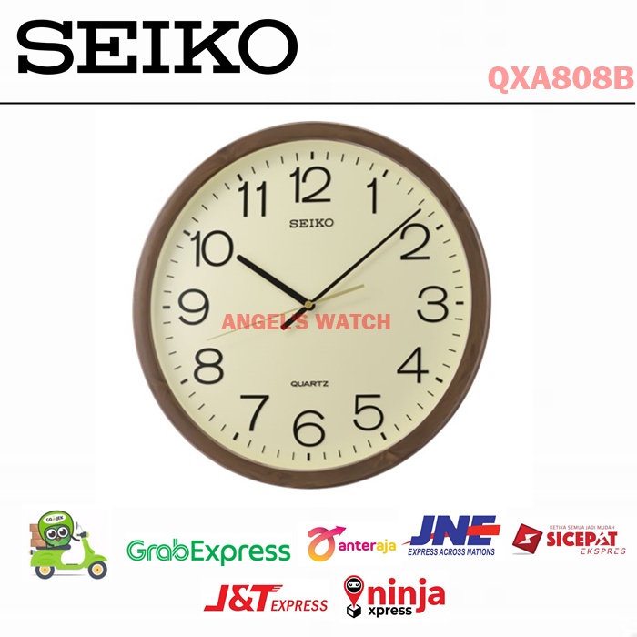 JAM DINDING SEIKO QXA806 QUIET SWEEP ORIGINAL QXA806A QXA806B