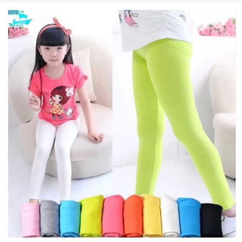 [rumahbayipdg] Legging anak perempuan 4 s/d 10 thn bahan jersey premium