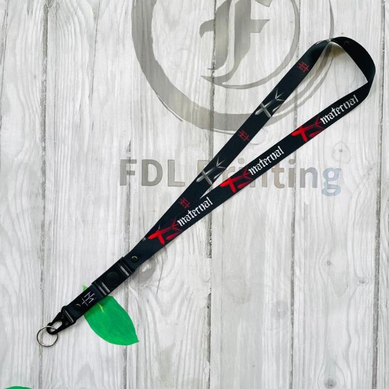 

Bisa Cod - Lanyard Printing / Lanyard custom / tali lanyard / Gantungan ID Card real pick Maternal !