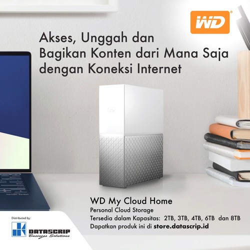 WD My Cloud Home Personal Cloud Network Attached Storage NAS HDD - 2TB