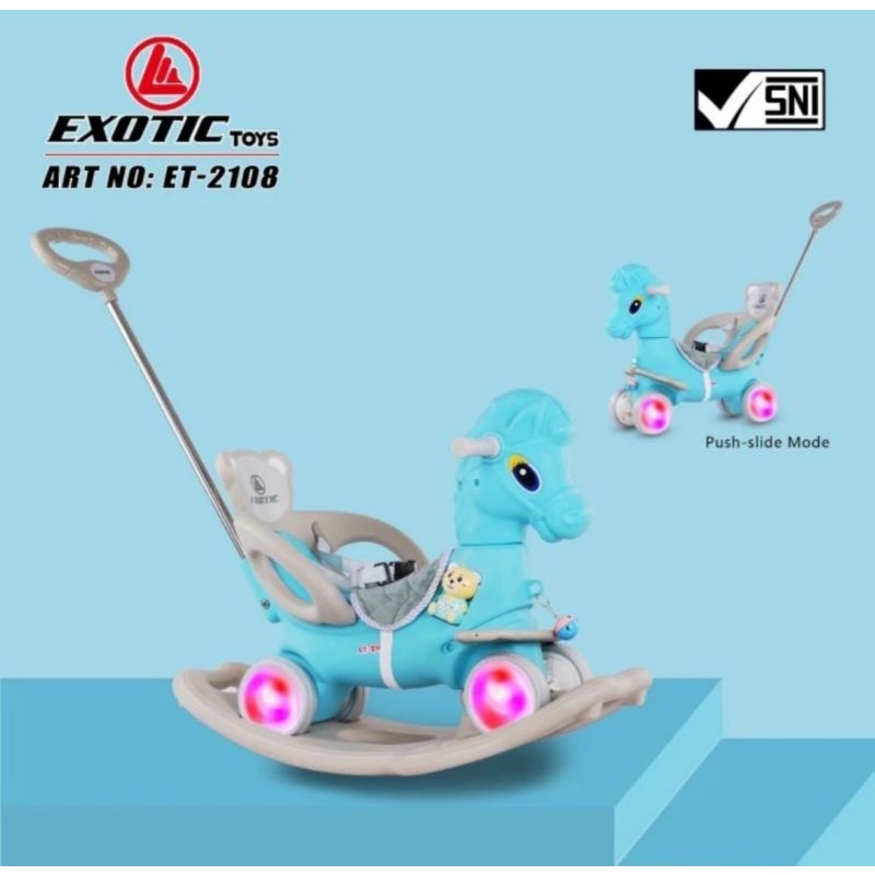 Mainan anak kuda-kudaan  Exotic ET 2108 / ET 2110