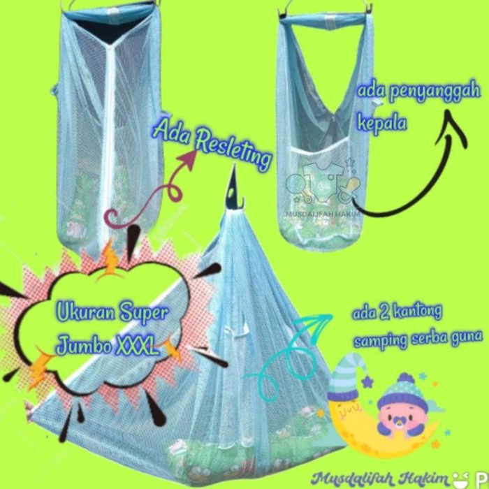 Bayi Ayunan Bayi Super Jumbo Ukuran/Sarung Ayun Jumbo/Sarung Ayunan