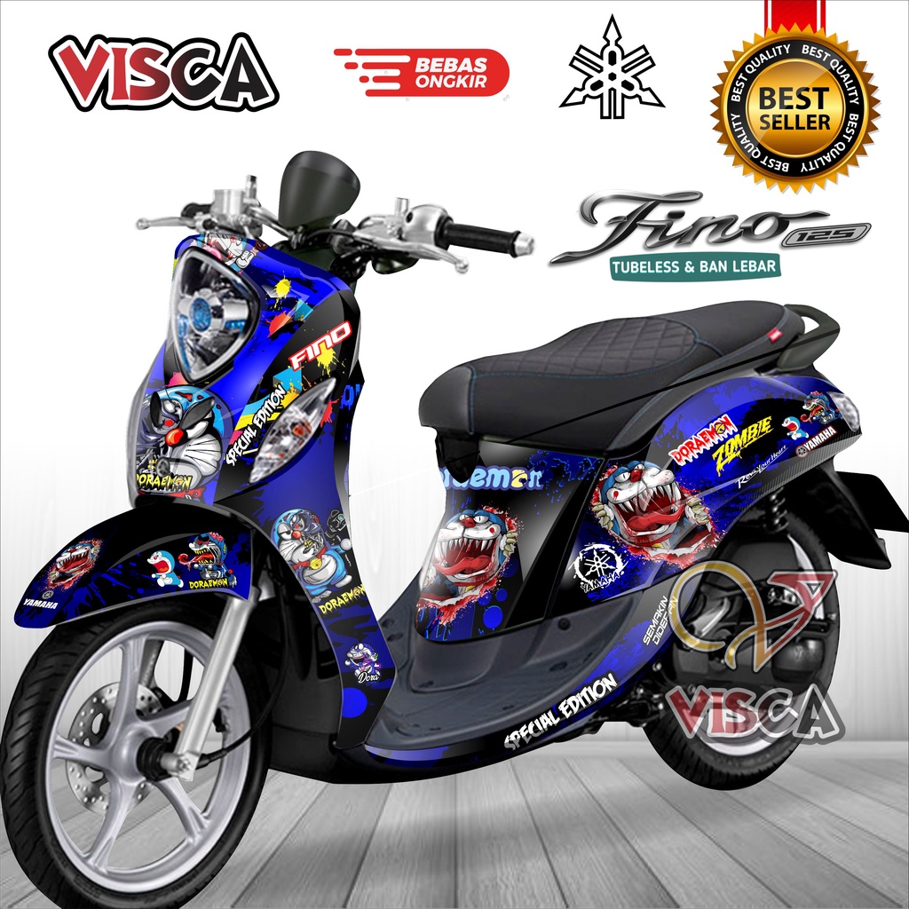 Jual Decal Fino Full Body Stiker Fino Full Body Variasi Stiker Motor Fino Full Body