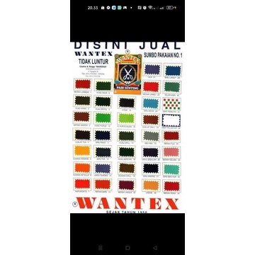 1bungkus Wenter Wantex Pewarna Textil Padi Gunting