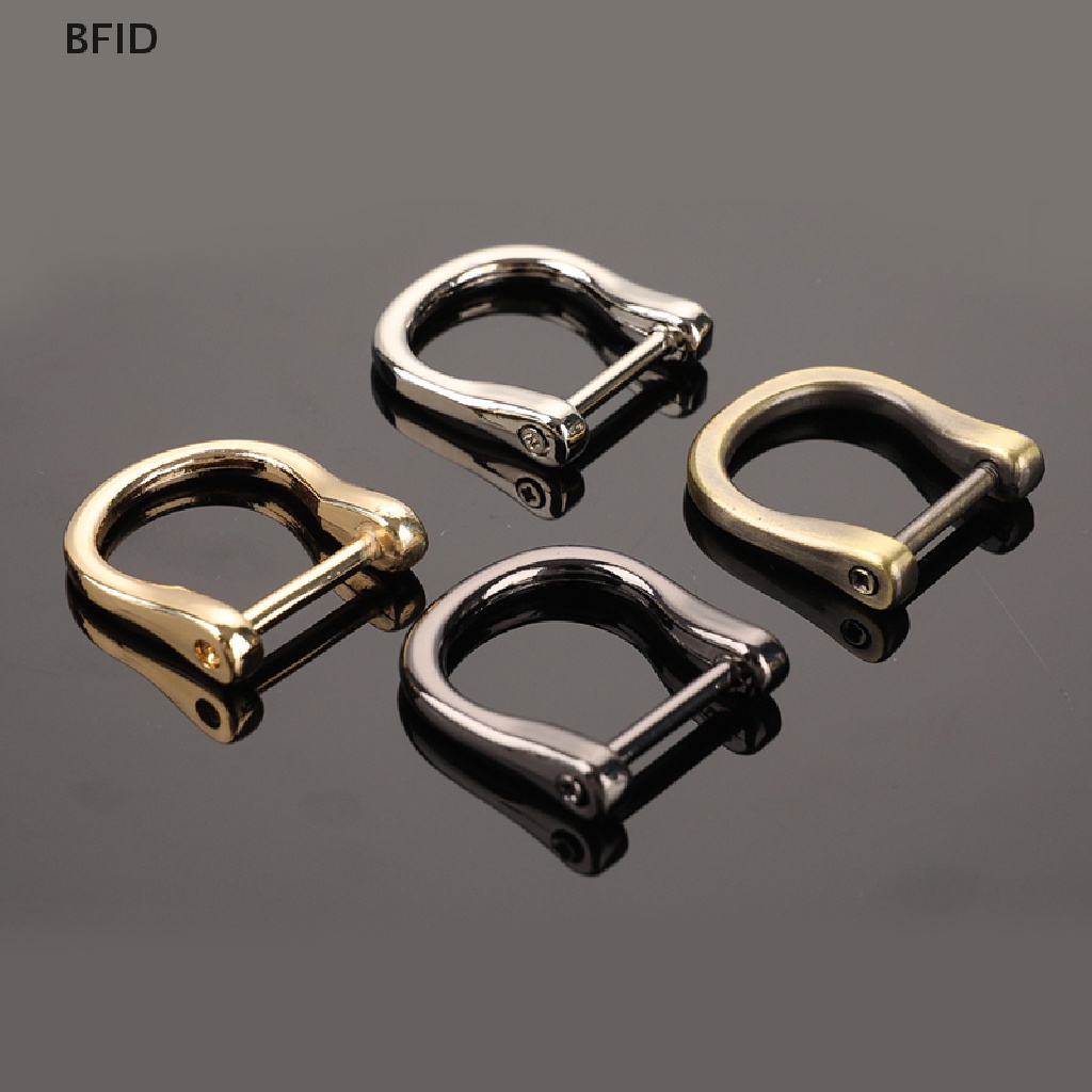 [BFID] Detachable Removable Open Screw D Ring Buckle Shackle Clasp Tas Kerajinan Kulit [ID]