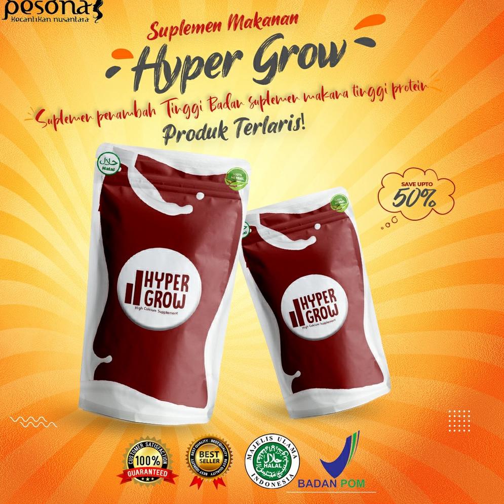 

[COD] HYPER GROW – Susu Peninggi Badan Terbaik / penambah tinggi badan / penambah tinggi badan 4363