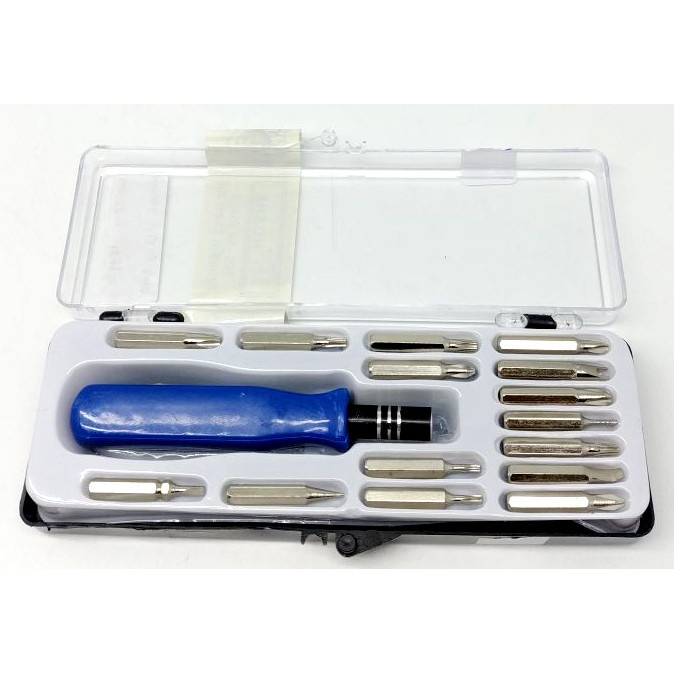 Obeng Set 16 in 1 Screwdriver Handphone Elektronik 16in1 Tools Murah - YS Shop