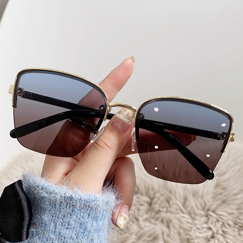 Kacamata Hitam Fashion Square Shades Untuk Wanita/Pria Eyewear