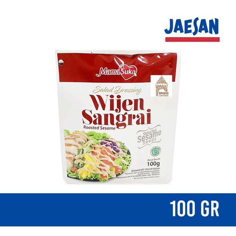 

Mamasuka Salad Dressing Wijen Sangrai 100gr Roasted Sesame HALAL